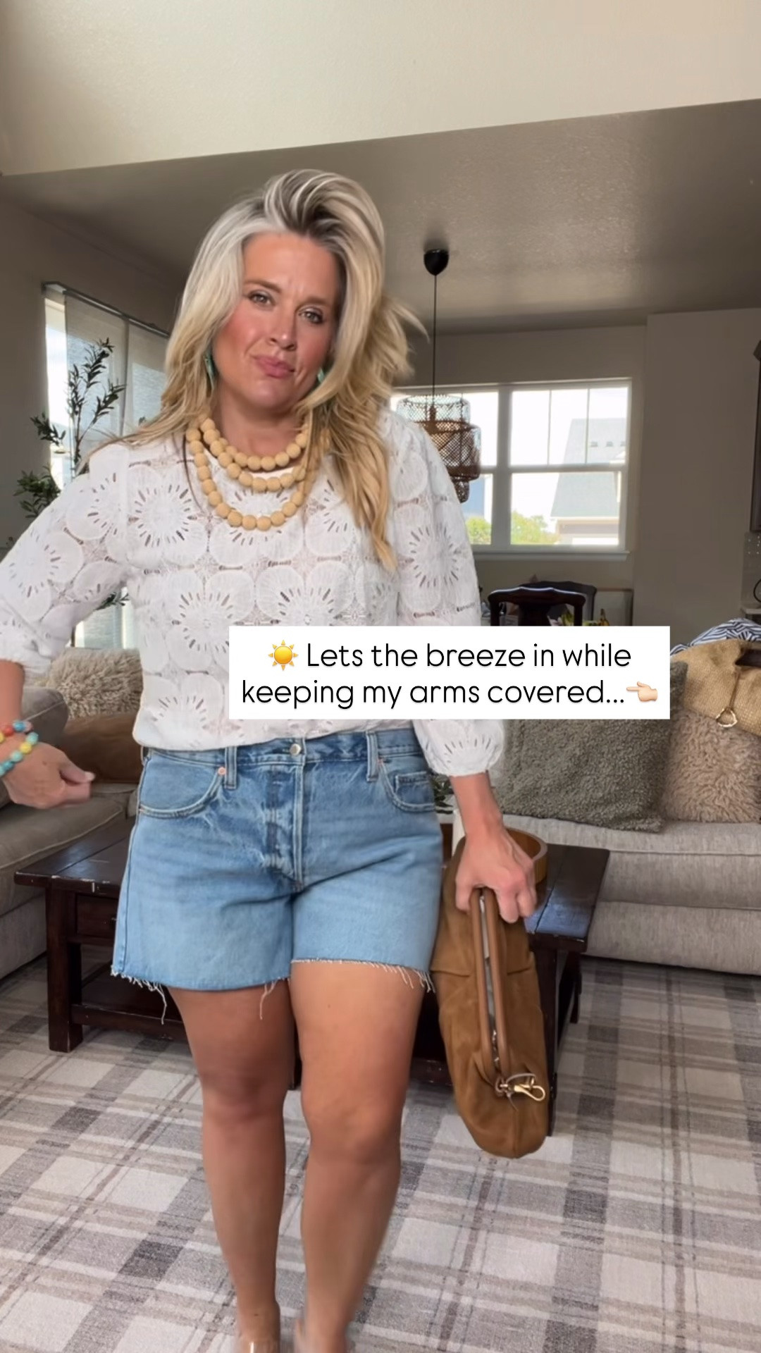 ✨Tap the bell, save and ❤️ for over 40 fashion, midlife style, midsize fashion and luxury looks for less. 


I asked thousands of women one question.

And the answer was almost the same every time.

“I used to love summer. Now I dread getting dressed.”

Not because we’re older.

Not because we’ve forgotten how to dress.

Because it’s hot, and suddenly every outfit feels too revealing or too warm.

I miss throwing on a top and not thinking about my arms.

If you’ve ever stood in front of your closet wondering what will keep you cool without making you feel exposed, this carousel is for you. 🤍

These are the pieces I reach for when I want arm coverage without overheating.

✨ Lightweight
✨ Breathable
✨ Easy to wear
✨ Confidence-boosting

Because you shouldn’t have to choose between staying cool and feeling comfortable in your own skin.

👑 Outfit Physics™
Lift the Eye.
Skim the Body.
Balance Proportions.

Comment COOL and I’ll send you all the details.

📌 Save this for the next time it’s hot and nothing in your closet feels right.

👑 Helping you look good, feel good.-Lindsey Denver   

Check back daily for belly-friendly style, confidence, and Outfit Physics™.

#LTKOver40 #LTKPlusSize #LTKMidsize

Comment SHOP below to receive a DM with the link to this post on my LTK ⬇ https://liketk.it/6fO5M