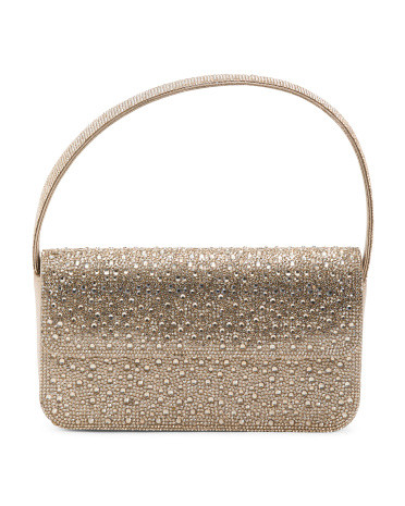 Beaded Raindrop Stones Shoulder Bag | TJ Maxx
