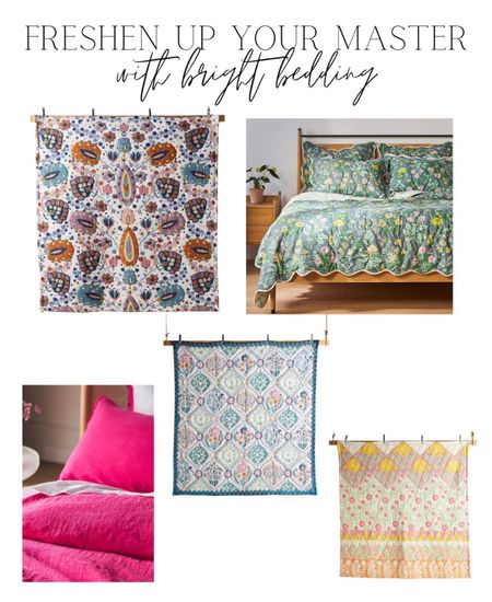 Recently one of my favorite ways to add color into bedrooms is by adding a fun duvet or quilt. I’ve got a little girl begging for a hot pink room so I grabbed her this @anthropologie duvet & cannot wait to see her reaction! You can check my earlier post to see my current pop of color thanks for my quilt ✨

#LTKHome
