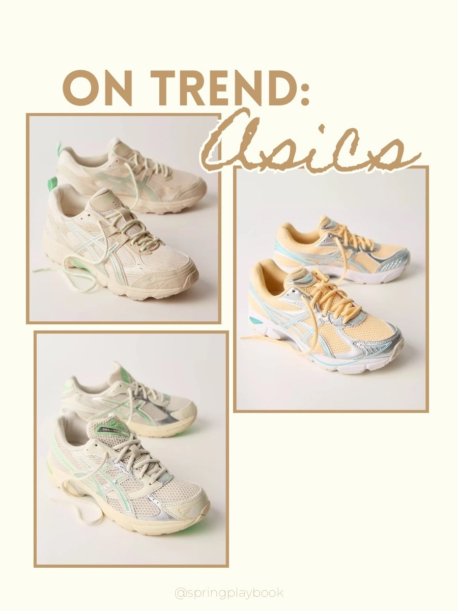 Sneakers trending: Asics
These are my picks for Springs

#createdcolorful #createdcolorfulspring #hocspring #tcispring #pcaspring #lightspring #warmspring #truespring #brightspring #clearspring #paintboxspring #bluespring

#LTKActive #LTKShoeCrush #LTKOver40
