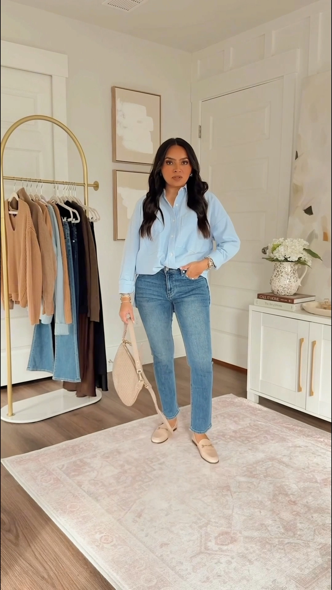 Blue button down size xs TTS
Seaside blue jeans size 26, 26” inseam TTS
Loafers size 5 TTS

#LTKPetite #LTKFindsUnder100 #LTKFindsUnder50