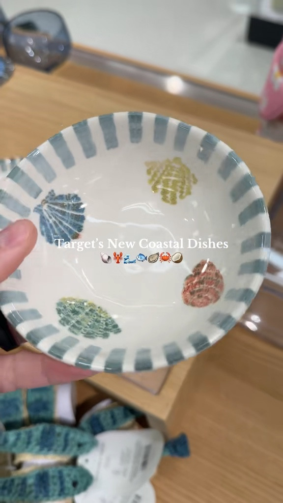 Target’s new coastal dishes?! Perfect coastal addition😍🐚🦞🌊 Coastal decor, shell decor, target summer finds, target finds, coastal dishes. 

#LTKhome #LTKSeasonal #LTKfindsunder50