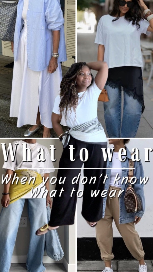 What to wear when you don’t know what to wear

Outfit ideas, spring, summer, fall, winter, white tee, t-shirt, mom style, casual outfit, everyday outfit

#LTKootd #LTKstorytime #LTKmomlife
