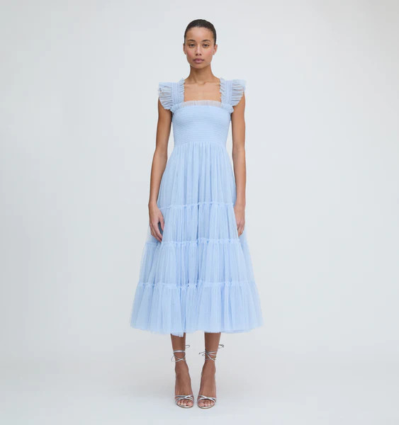 The Tulle Ellie Nap Dress - Powder Blue Tulle | Hill House Home US