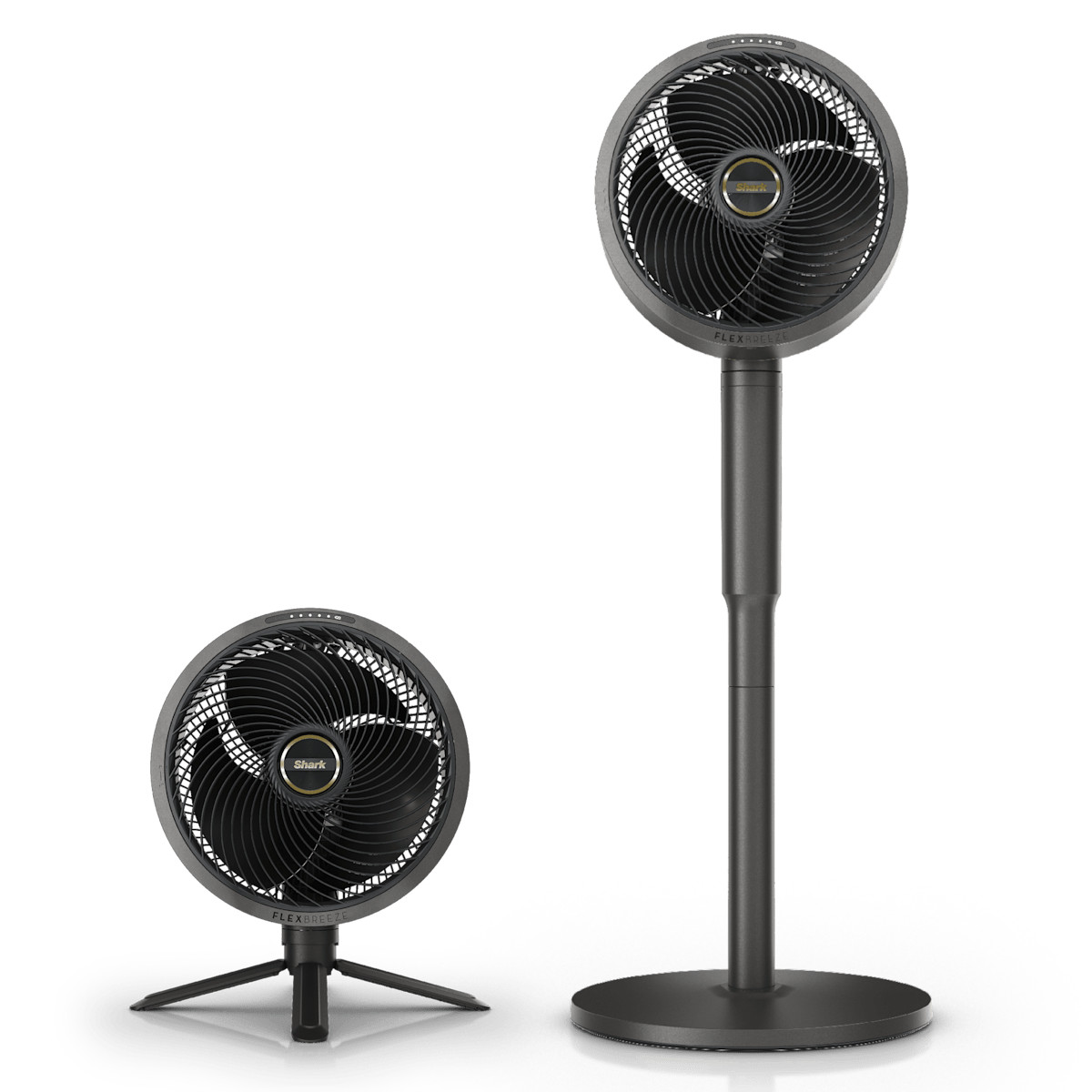 Shark FlexBreeze Indoor & Outdoor Pedestal Fan in Dark Grey | FA202 | SharkNinja | SharkNinja