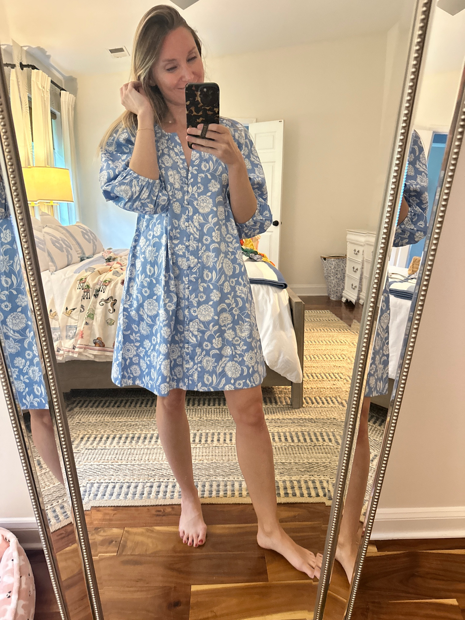 LAKE Pajamas hammock dress in blue and white / coastal grandmother / preppy / chic 

#LTKSeasonal #LTKFindsUnder100 #LTKStyleTip
