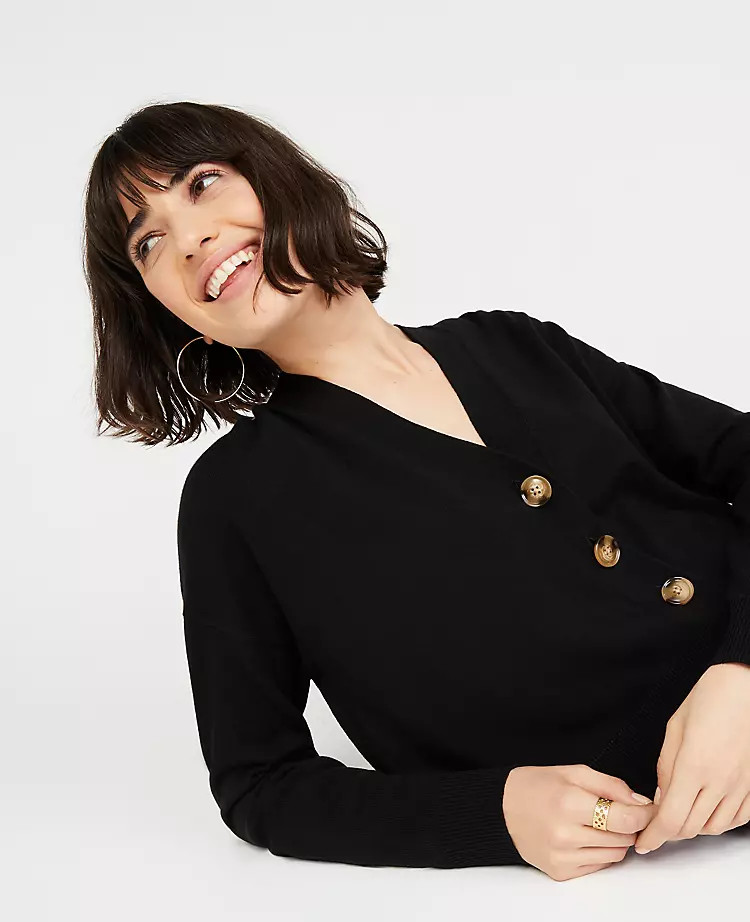 V-Neck Cardigan | Ann Taylor | Ann Taylor (US)