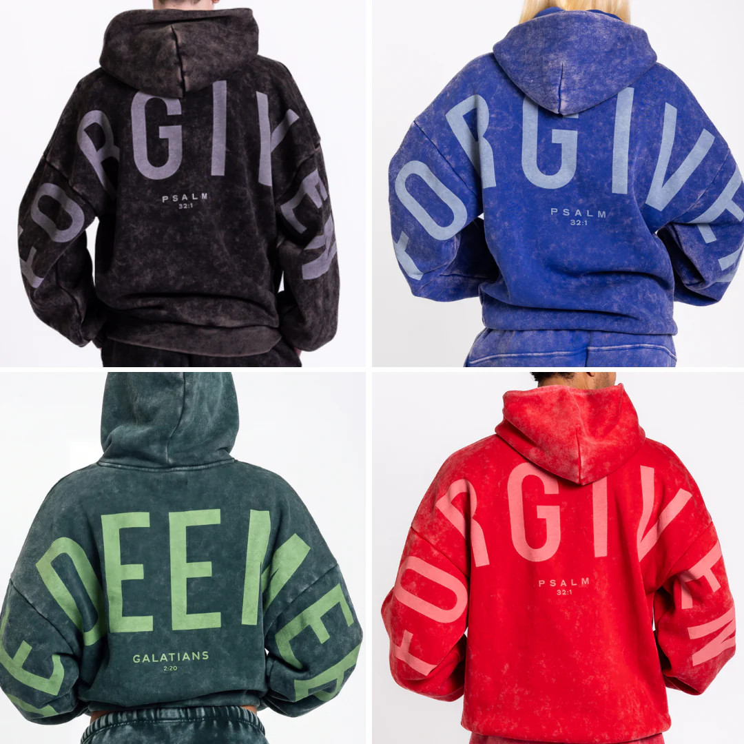 Kingdom Essential Snow Wash Hoodie | Gods Love Overcomes