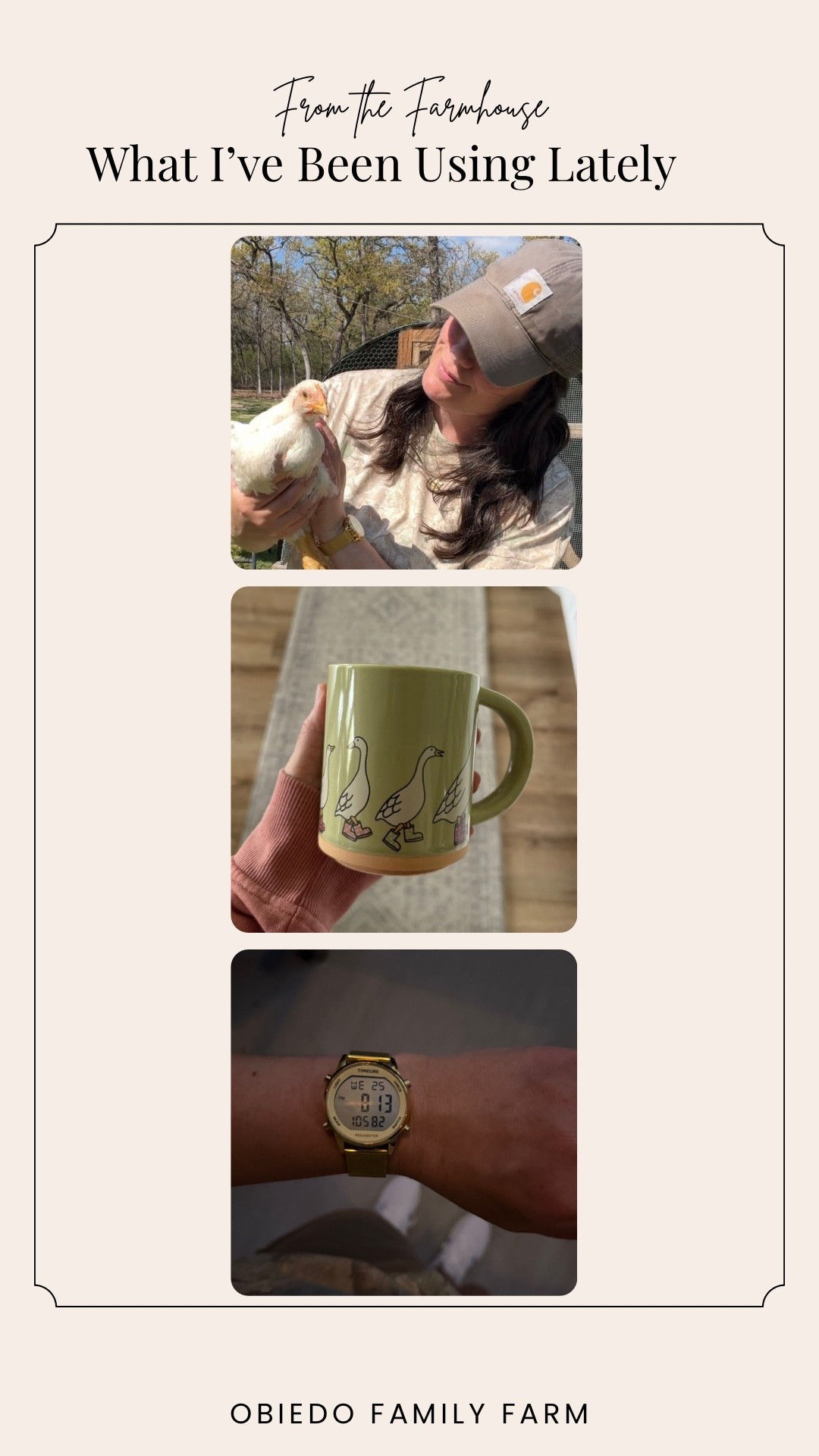 From the Farmhouse Lately

A few things I’ve been reaching for this week 