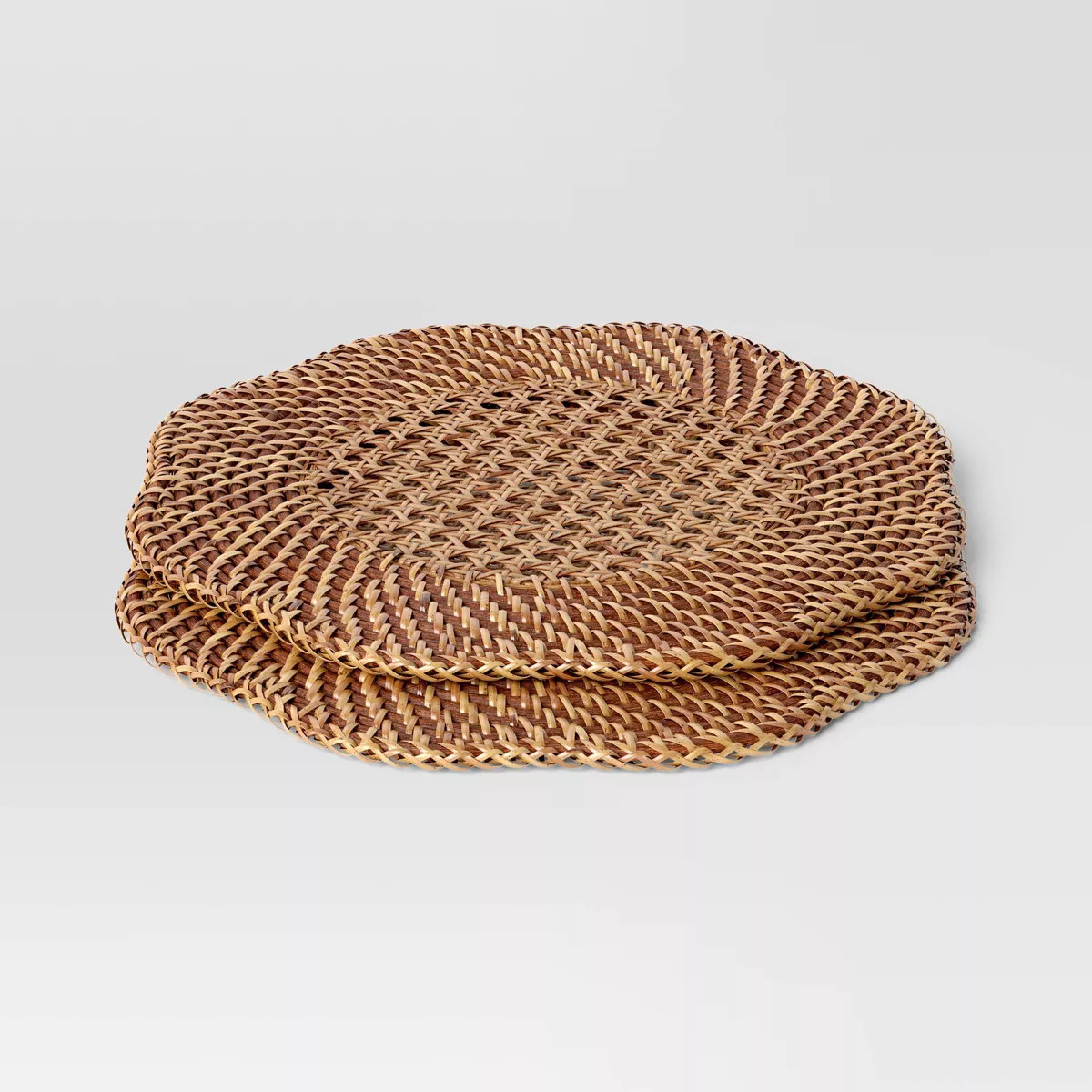 2pk Woven Charger - Threshold™ | Target