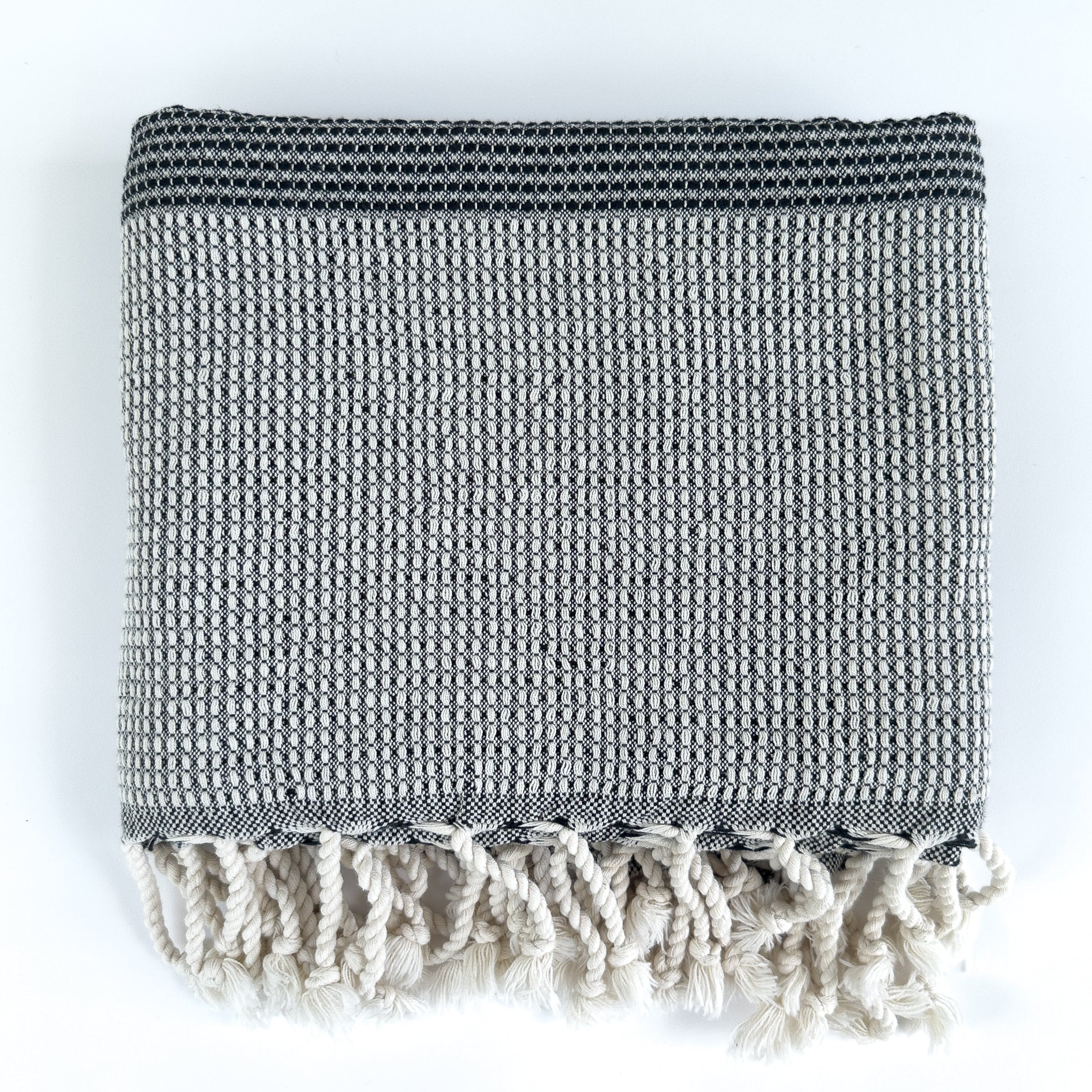 Toprak 100% Cotton Turkish Throw Blanket | The Loomia