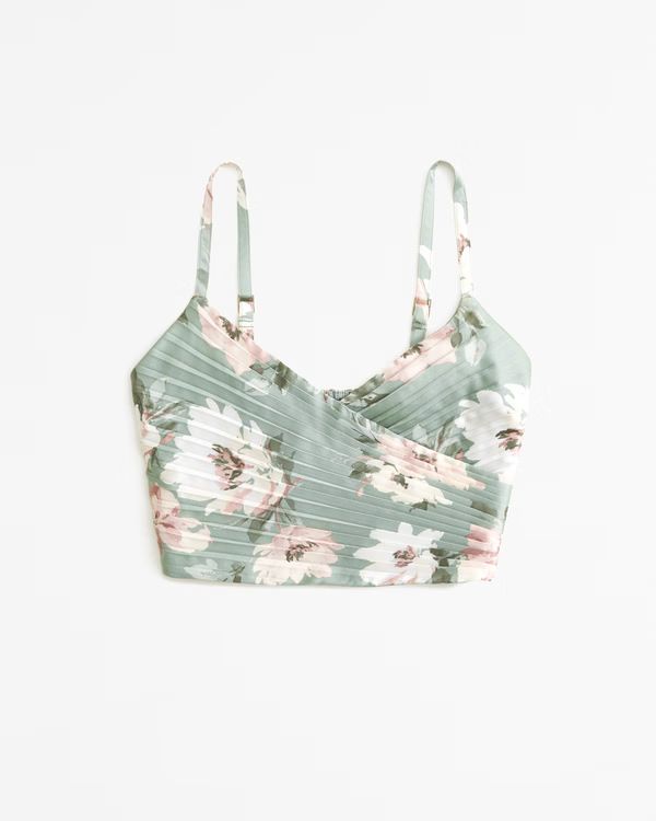 Satin Pleated Set Top | Abercrombie & Fitch (US)