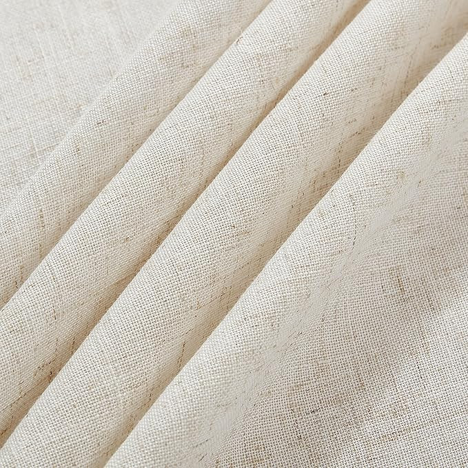 Laura Ashley Dothan Luxury Linen Blend Tablecloth for Formal Dining, Holiday, Wedding or Party, 6... | Amazon (US)