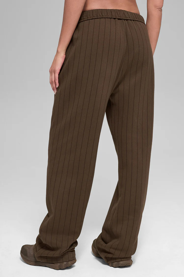 Pinstripe Straight Leg Sweatpant | Alo Yoga (US)