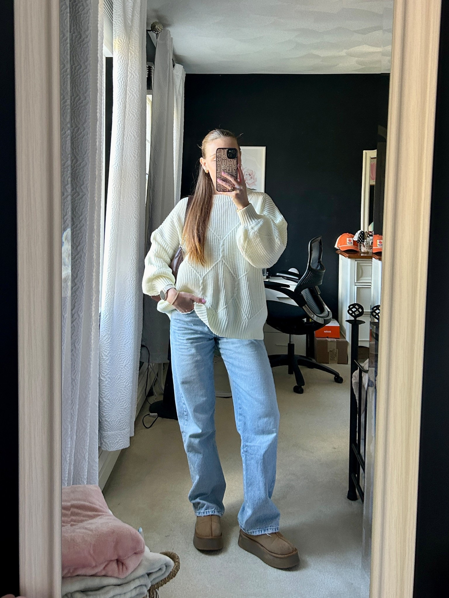 jeans outfit, jeans outfit inspo, jeans outfit inspo, fall outfit, fall outfit inspo, fall outfit inspiration, fall ootd, fuzzy boots, boots outfit, sweater outfit, brown bag, brown shoulder bag, brown purse, simple outfit, neutral outfit, cold weather outfit, cream sweater, simple style, simple outfit, casual outfit, casual outfit inspo

#LTKStyleTip #LTKFindsUnder100 #LTKSeasonal