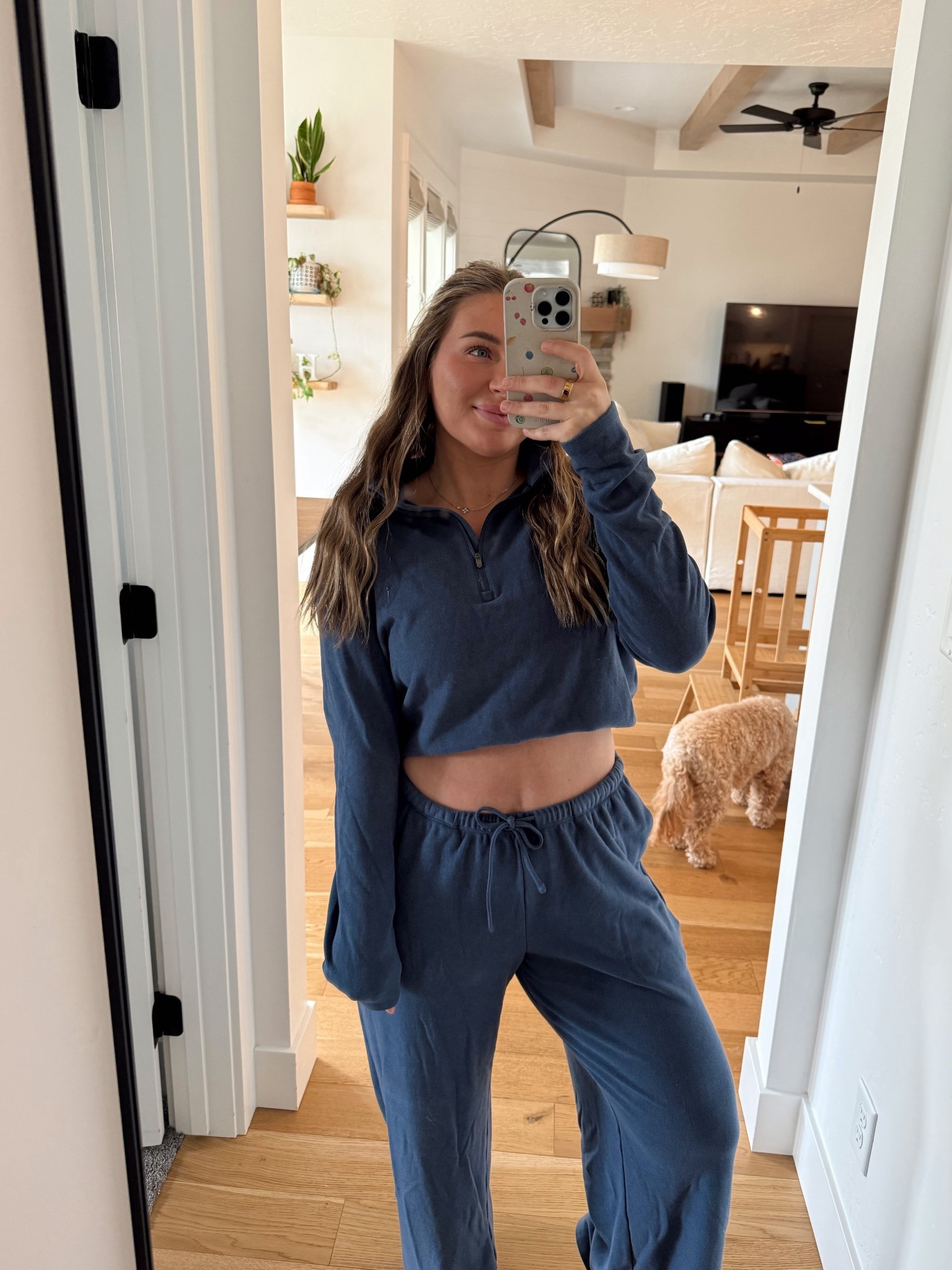 Softest Amazon set! Wearing mediums & I tucked the sweatshirt in for a cropped look :) 

#LTKootd #LTKgrwm #LTKmomlife