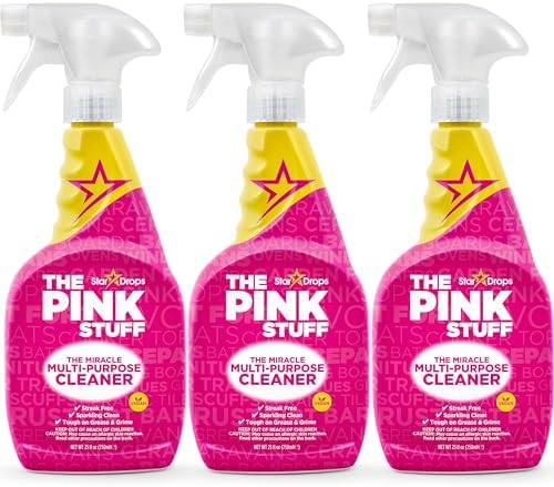 Stardrops - The Pink Stuff - The Miracle Multi-Purpose Cleaning Spray 750ml 3-Pack Bundle (3 Mult... | Amazon (US)