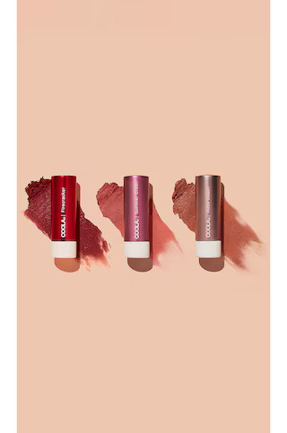 Mineral Liplux Lip Balm SPF30 Trio in Nude Beach, Summer Crush, & Firecracker | Revolve Clothing (Global)