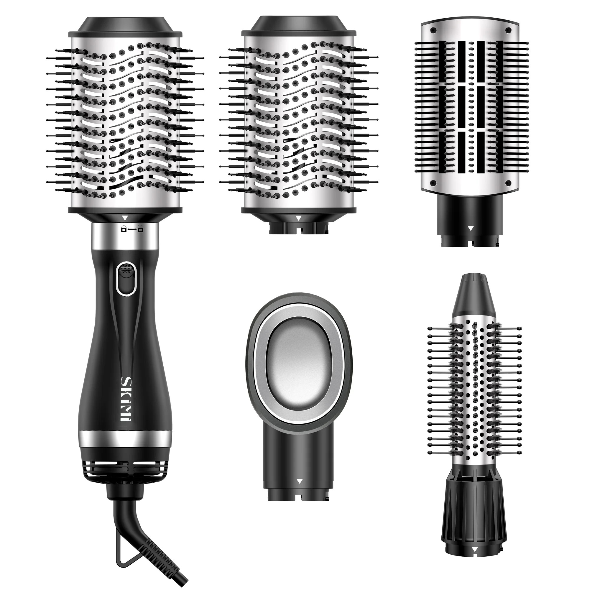 SKIMI Hair Dryer Brush, Blow Dryer Brush with Tool Set for Straightening/ Drying/ Curling/ Stylin... | Walmart (US)