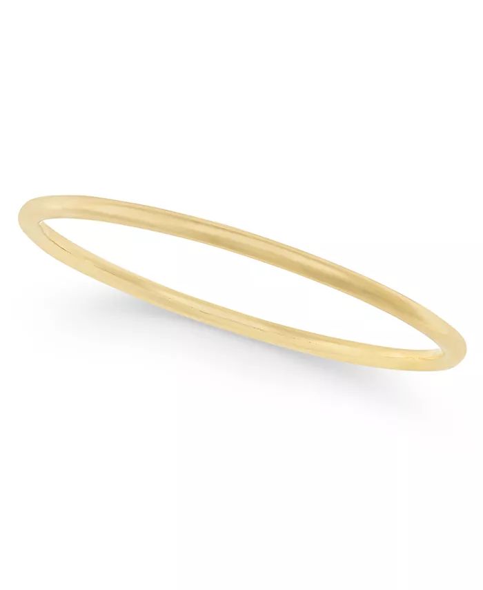 14k Gold-Plated Classic Stacking Ring | Macy's