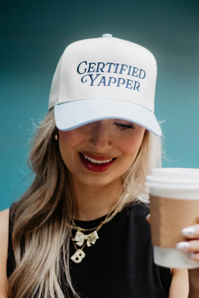 Certified Yapper Two-Toned Vintage Hat | Katydid.com