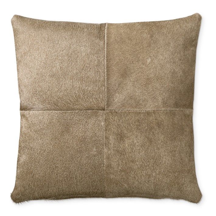 Solid Hide Pillow Cover | Williams-Sonoma