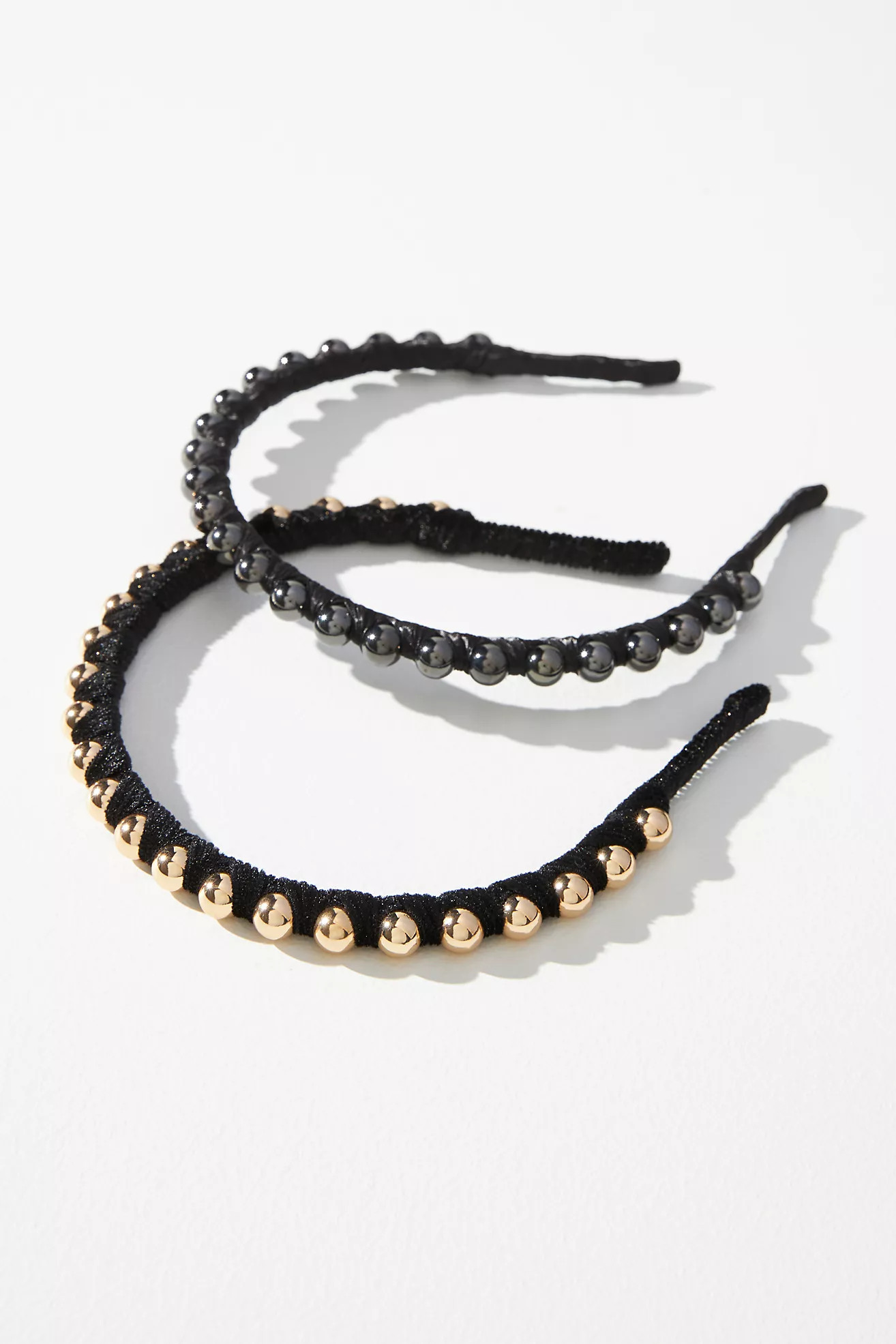 Wrapped Ball Headbands, Set of 2 | Anthropologie (US)