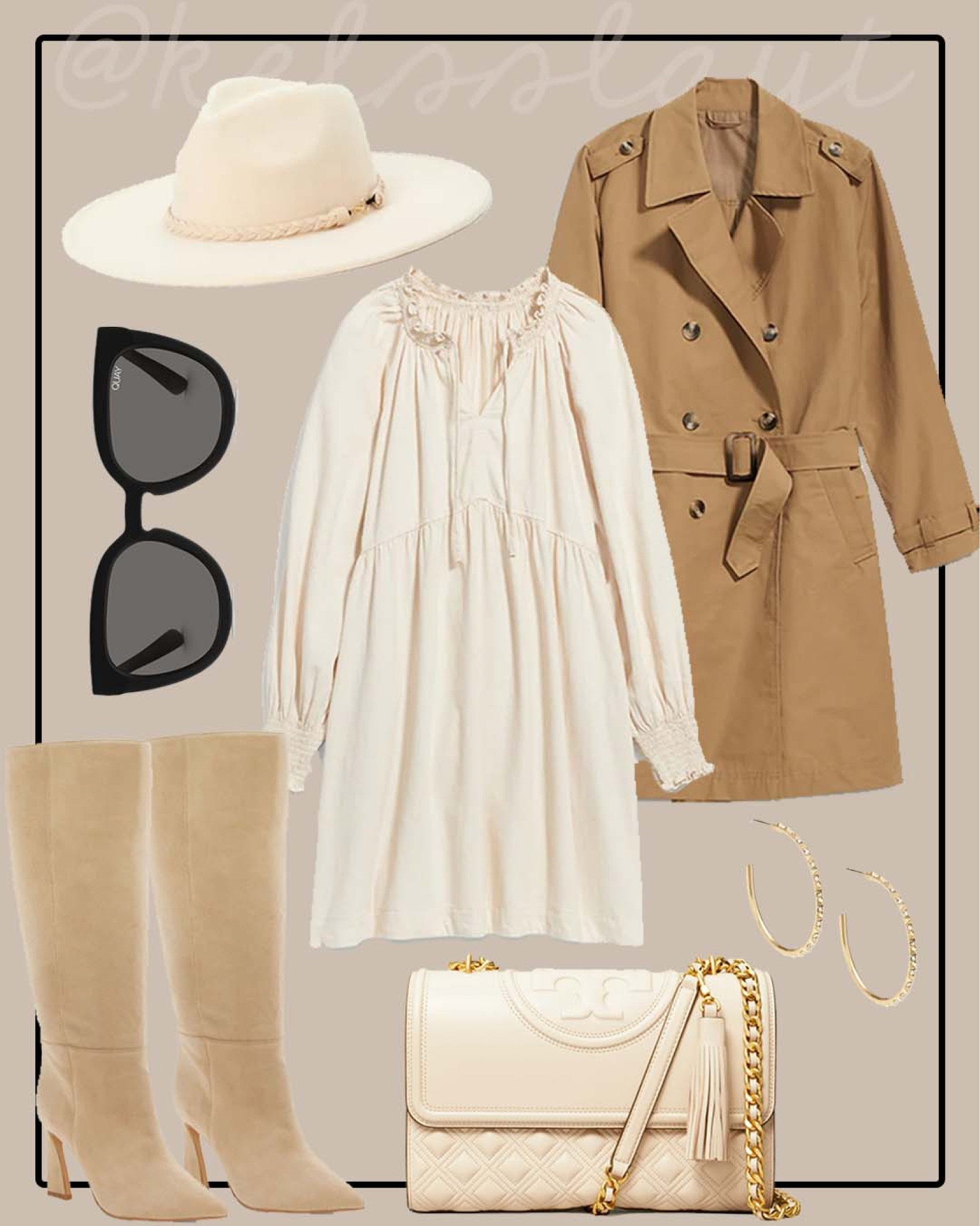 Outfit idea, old navy, trench coat, tall boots, Tory Burch bag

#LTKsalealert #LTKunder50 #LTKSeasonal