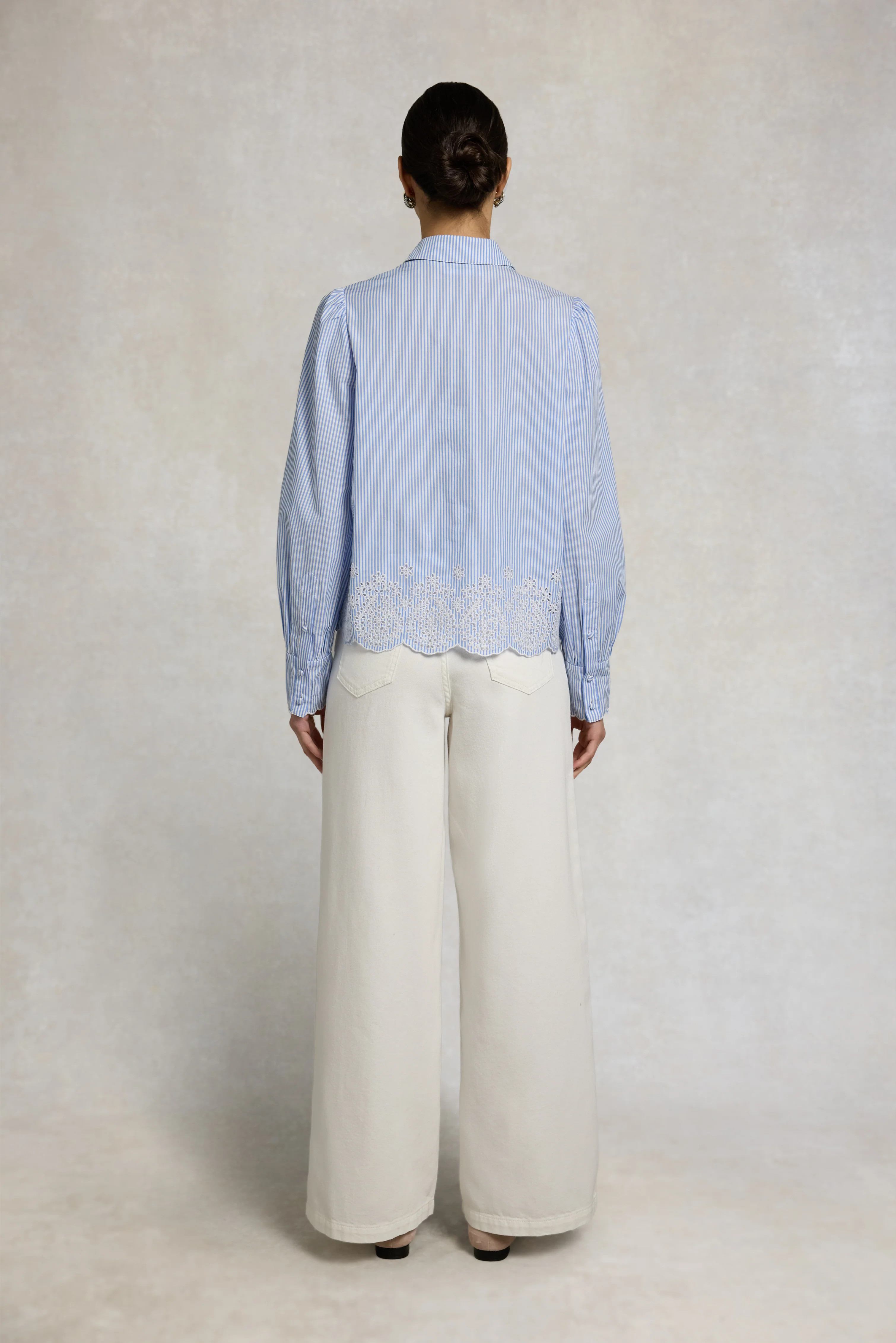 Alice Shirt (Pale Blue Stripe) | Holland Cooper