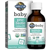Garden of Life Baby Probiotic Drops for Immune & Digestive Health, Probiotics for Babies, Infants & Toddlers 6-12 Months - 4 Billion CFU - Baby's Organic Daily Colic Support, 56 mL Liquid (1.9 fl oz) | Amazon (US)