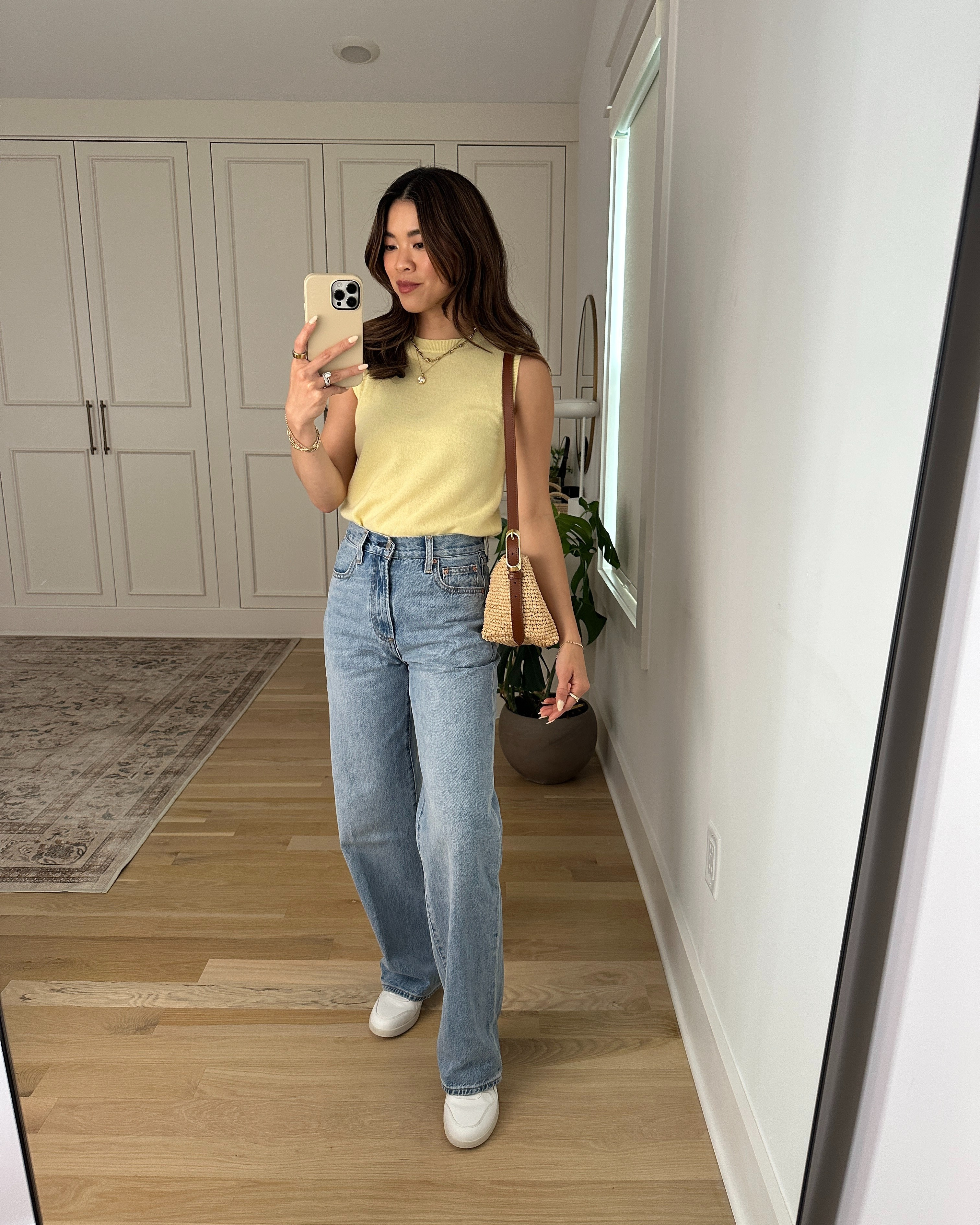 Sizing info: 
•Top size 2XS
•Pants size 24 Short (I’d recommend sizing down if you’re between sizes) in the color 7 Yrs Bleu Taboo

petite fashion, get dressed with me, outfit inspiration, ootd, nashville outfit, Nashville influencer, petite style, vacation style, casual outfits, mom style, petite pants, spring outfits, spring outfit info, spring pants, spring outfit idea, spring top, spring bag, spring tank, spring shoes, spring jeans, denim, sneakers, 

 #LTKootd #LTKSeasonal #LTKPetite