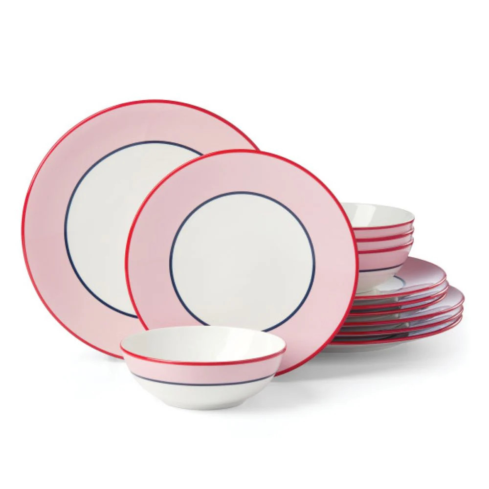 Kate Spade Make It Pop 12-Piece Dinnerware Set | Sabavi Home
