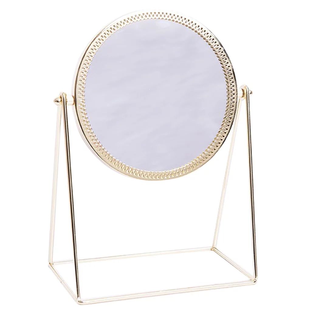 360 Degree Rotate Makeup Mirror Swivel Mirror Woman Cosmetic Mirror One-Side Portable Stand Vanit... | Walmart (US)