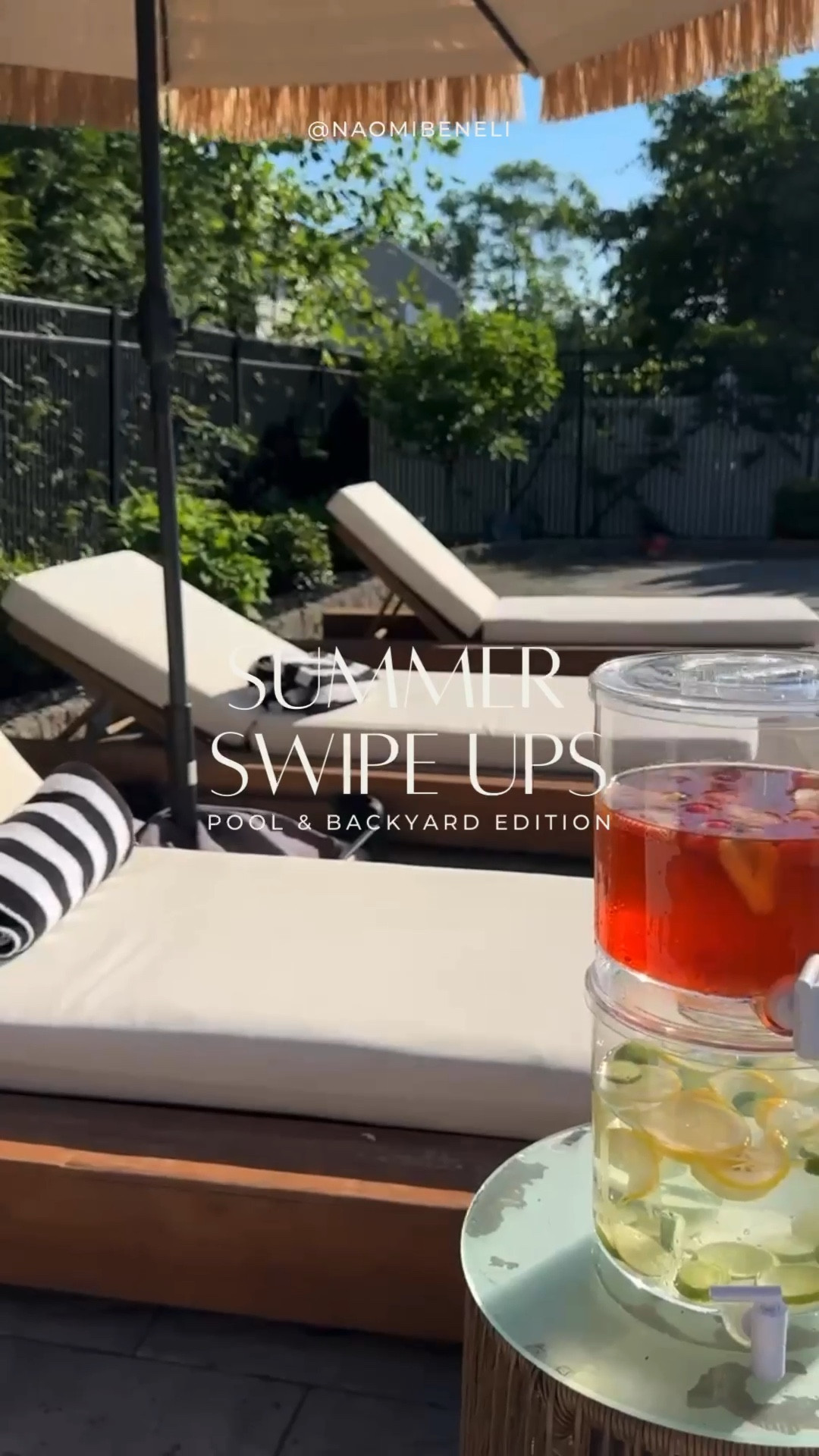 Summer swipe ups backyard and pool edition✨🌞

#LTKHome #LTKSeasonal #LTKParties