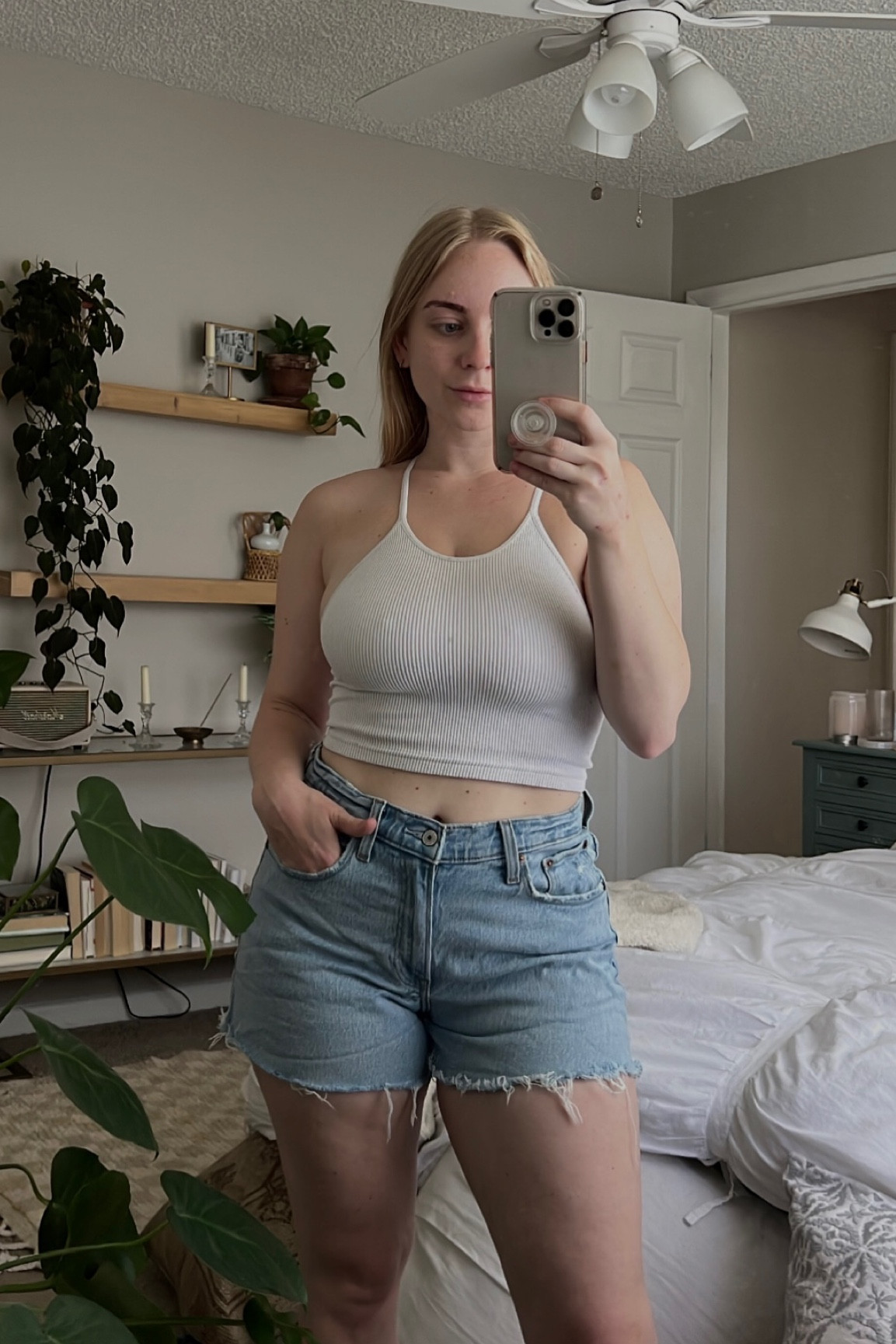 Jean shorts that fit an hourglass figure!!! Monumental!! 

I am wearing a 27 in these Abercrombie Curve Love Mod Rise Baggy Short. I ended up cutting the cuffed hem off of them (cut just above the hem) and absolutely love them! They are so comfortable & I feel confident in them, which is KEY!

#LTKFind #LTKSeasonal #LTKunder100
