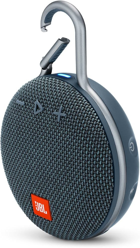 JBL Clip 3, Blue - Waterproof, Durable & Portable Bluetooth Speaker - Up to 10 Hours of Play - In... | Amazon (US)