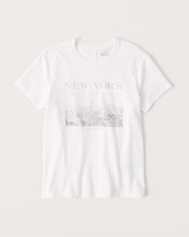Short-Sleeve Relaxed Graphic Tee | Abercrombie & Fitch (US)