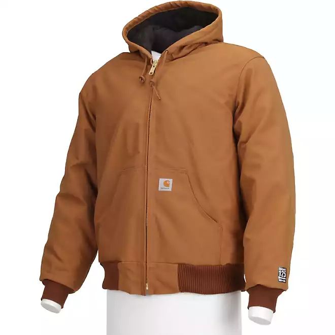 Carhartt Men's Duck Active Quilted Flannel Lined Jacket | Academy | Academy Sports + Outdoors