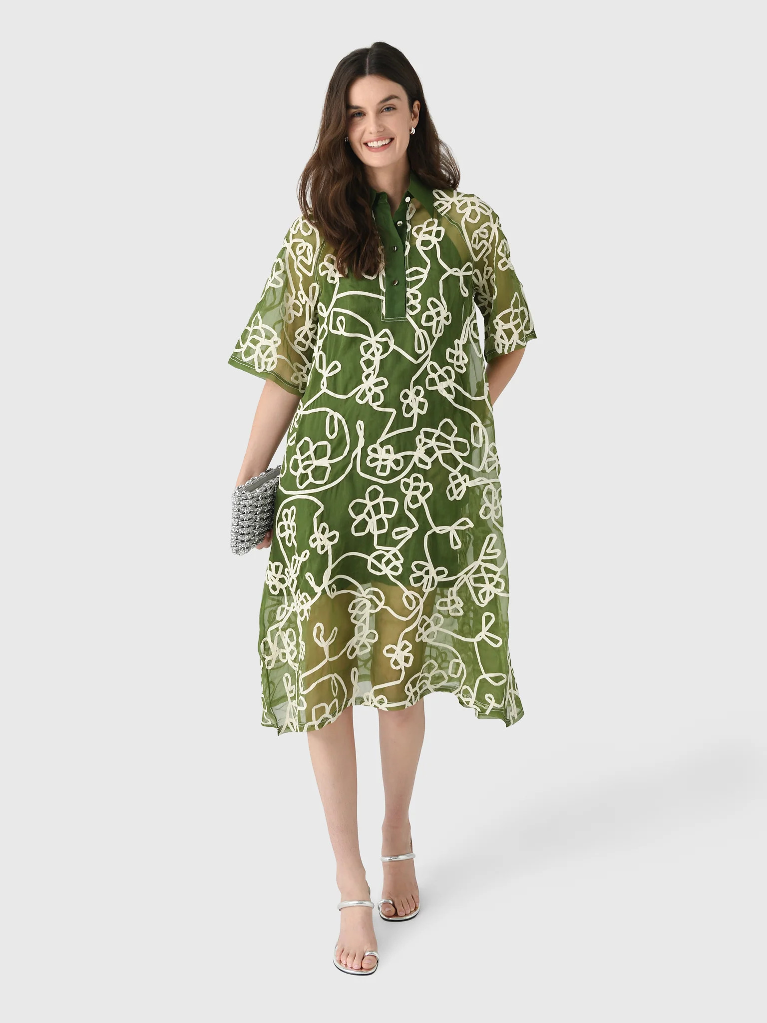 LOVEBIRDS
                      
                     Women's Daisy Midi Dress | Saint Bernard