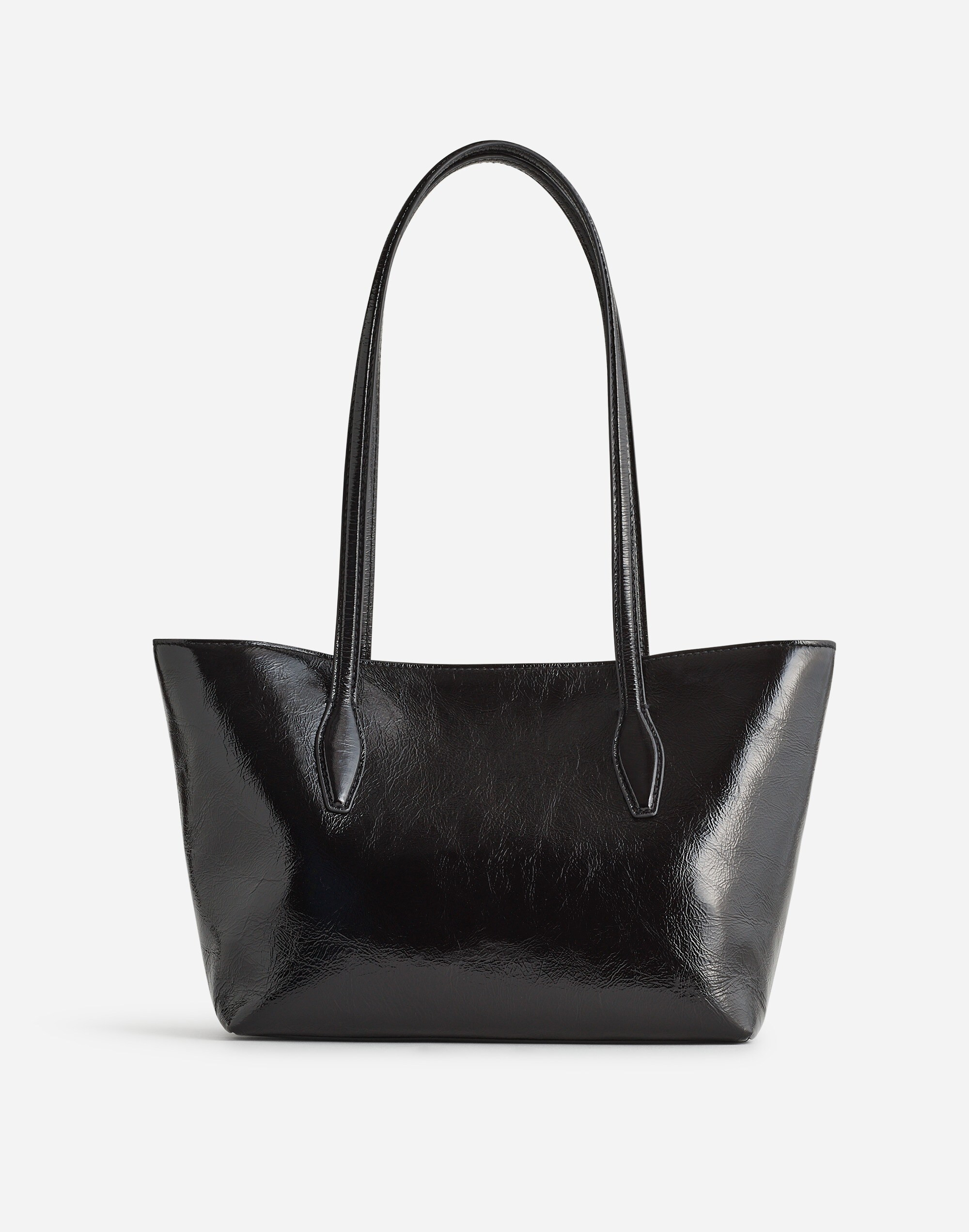 Mini Shopper Tote in Patent Leather | Madewell