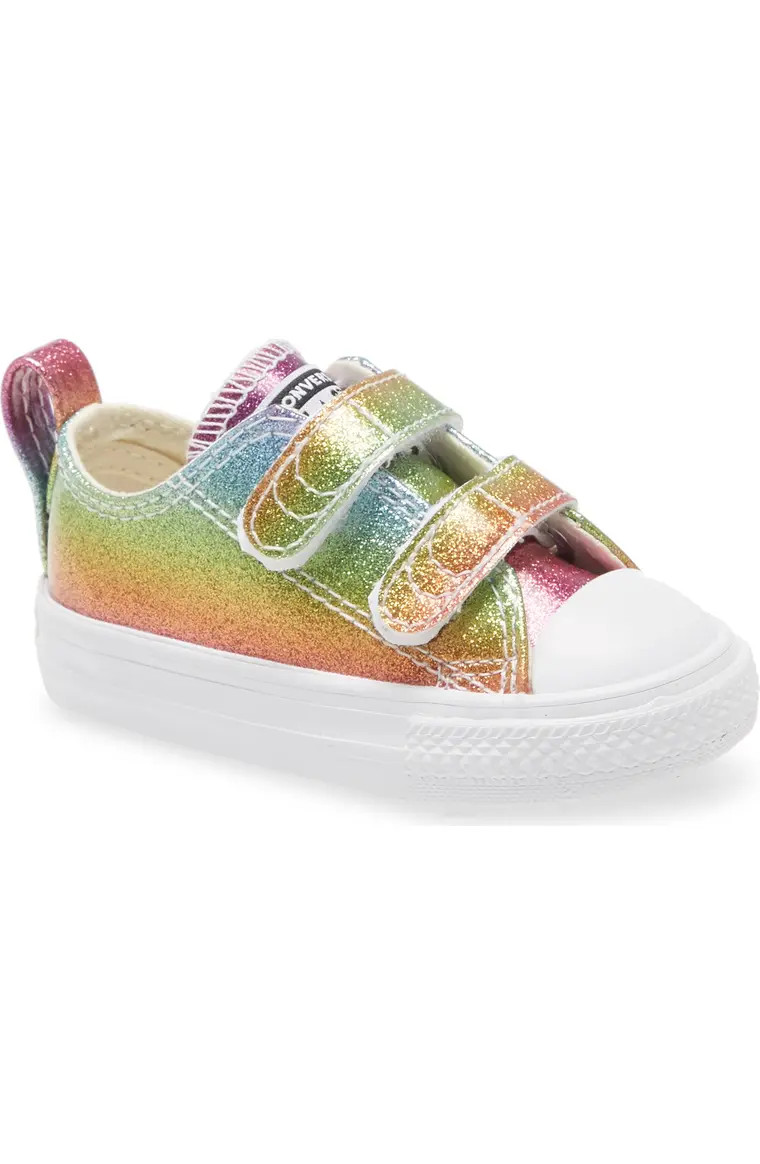Chuck Taylor® All Star® 2V Glitter Sneaker | Nordstrom