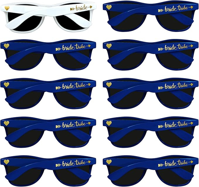 Bridal Shower Favors Bachelorette Party Supplies 10pcs Weddings Sunglasses | Amazon (US)