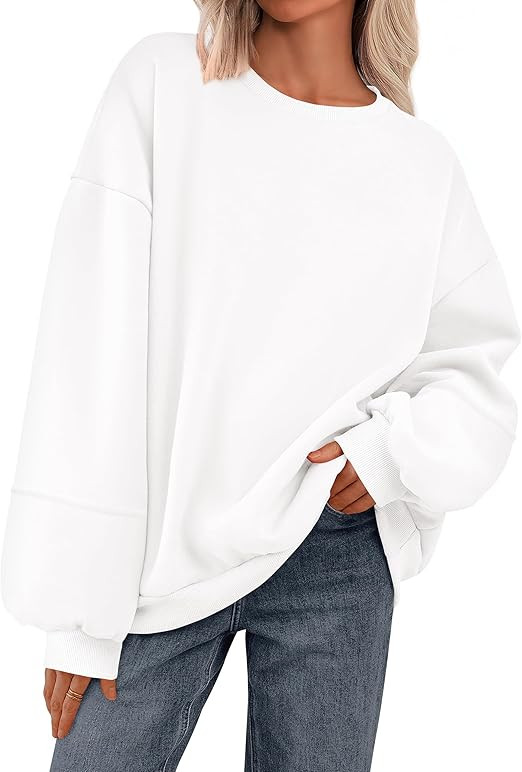PRETTYGARDEN Oversized Sweatshirt for Women Fall Long Sleeve Crewneck Fleece Loose Fit Casual Pul... | Amazon (US)