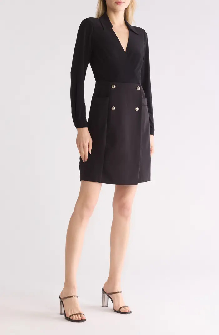 Tommy Hilfiger Long Sleeve Fit & Flare Dress | Nordstromrack | Nordstrom Rack