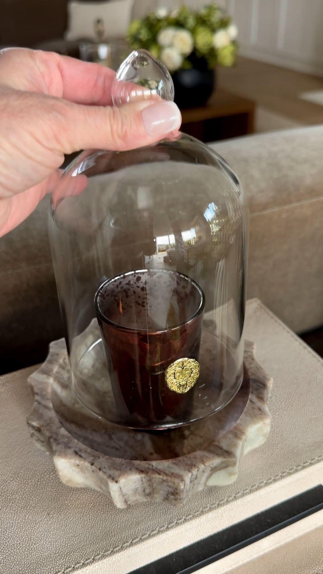 Candle cloche is so charming. @Alice Lane living room decor 


#LTKHome #LTKstorytime #LTKdayinmylife