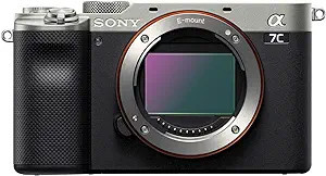 Sony Alpha 7C Full-Frame Mirrorless Camera - Silver (ILCE7C/S) | Amazon (US)