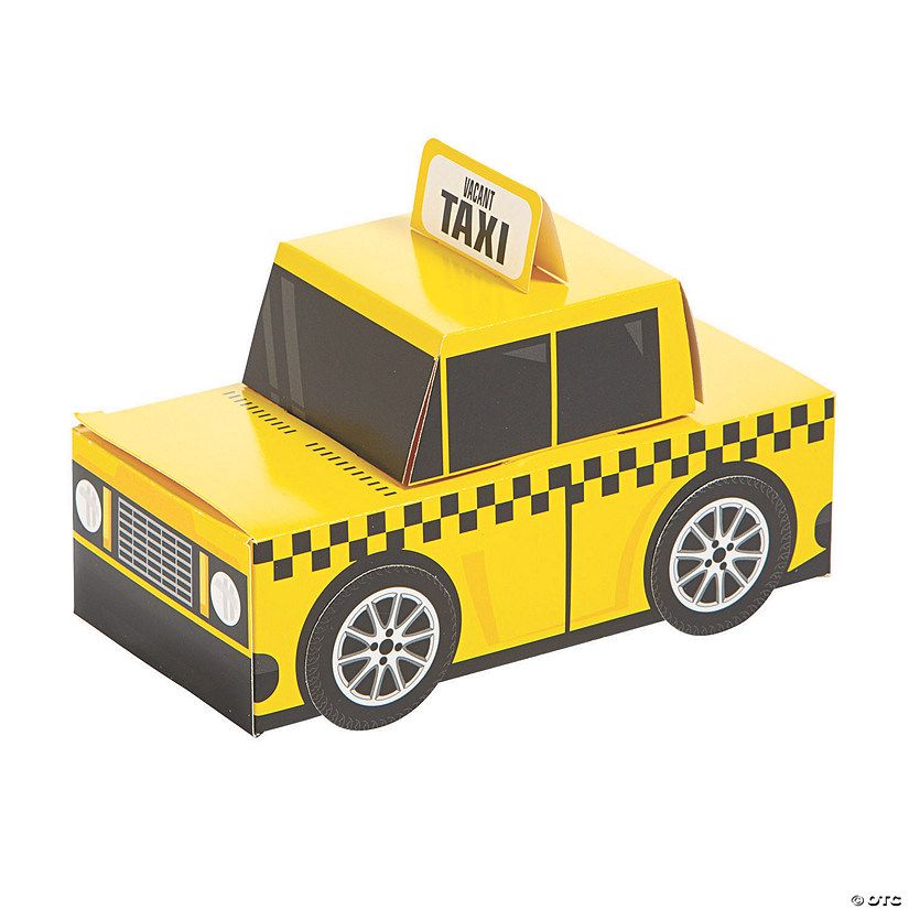 New York City Taxi Favor Boxes - 12 Pc. | Oriental Trading Company