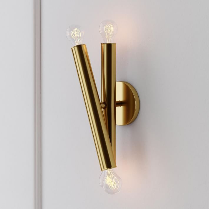 Trace Double Sconce | West Elm (US)