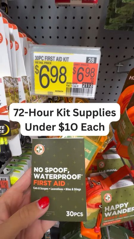 Here are FIVE 72-Hour Kit (bug-out-bag) items for under $10 each from Walmart!

#LTKActive #LTKTravel #LTKFamily