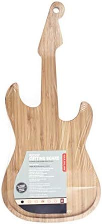 Kikkerland Bamboo Guitar Cutting Board | Amazon (US)